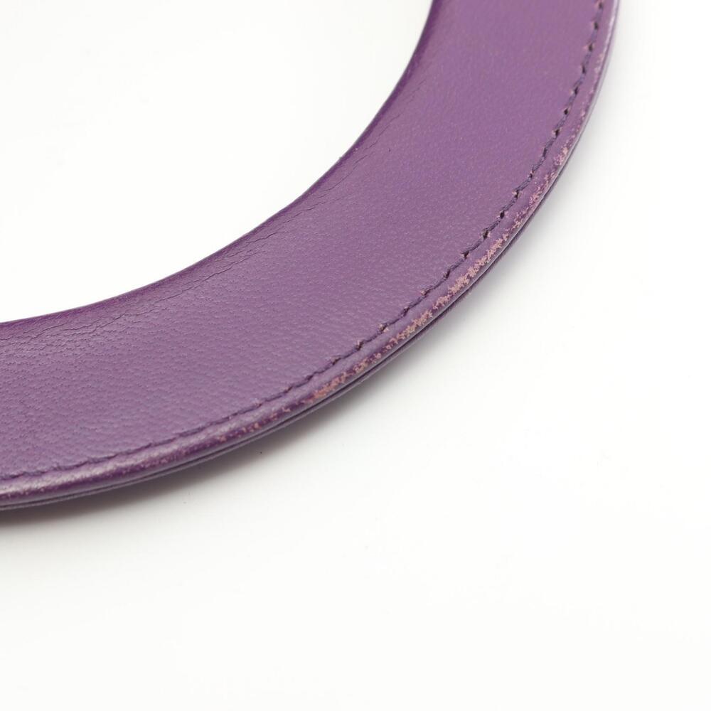 Dior Lady Cannage Leather Handbag Pink Purple Orange - Picture 5 of 7